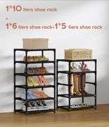 VTRIN 10 Tier Vertical Narrow Shoe Rack