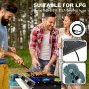 2 Burners Outdoor Portable Camping Gas Stove