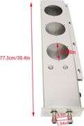 GXYWADY 30 Stainless Steel Chrome Mud Flap Hanger