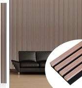 NeatiEase Wood Wall Panels, 9 Feet Acoustic Slat