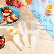 Lenwen 400 Pcs Push Pop Containers Clear Plastic