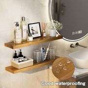 36in Floating Shelves, 2Pack, Natural Wood, Walnut