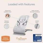 Ergobaby 3-In-1 Evolve Baby Bouncer Charcoal Grey