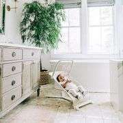 Baby Delight Alpine Deluxe Cotton Bouncer in Oat