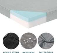 Memory Foam Camping Mattress, Waterproof, Portable