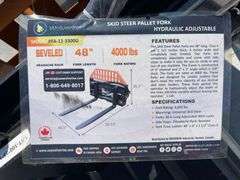 2025 Wolverine PFA-11-3300G Hydraulic Adjustable Skid Steer Pallet Fork