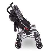 Delta Children LX 35 lb Double Stroller, Red/Gray