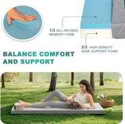 Memory Foam Camping Mattress, Waterproof, Portable