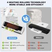 13" Laminator Machine for 3-10 Mil Pouches