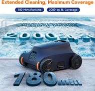 180 Mins Runtime Pool Vacuum, Robotic Cleaner