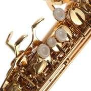 Brass Soprano Sax Bb, Shell Key Carve