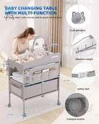 Folding Changing Table, Waterproof & Adjustable