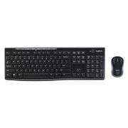 Logitech MK270 Wireless Keyboard & Mouse, Black