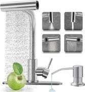 Faucets 4 Modes Pull Down Sprayer, Brushed Nickel