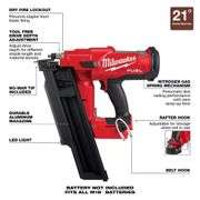 Milwaukee M18 FUEL 18V Brushless Framing Nailer