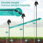 Bird House Pole, 74 Inch Heavy Duty Feeder Kit