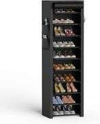 VTRIN 10 Tier Vertical Narrow Shoe Rack