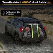 Bike Cover, 81'L x 36'W x 50'H, for 2 Bikes