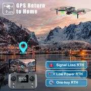 Drone with 4K Camera RC Quad, 46Mins Flight Time.