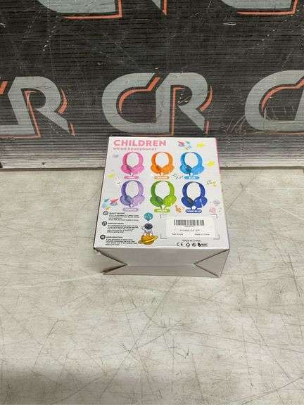 Kids Headphones 2 Pack, School, Wired, Orange+Pink