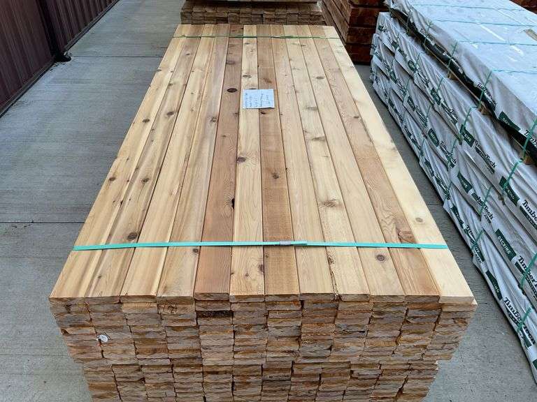 120 Pieces- Western Red Cedar Decking/ Fencing image