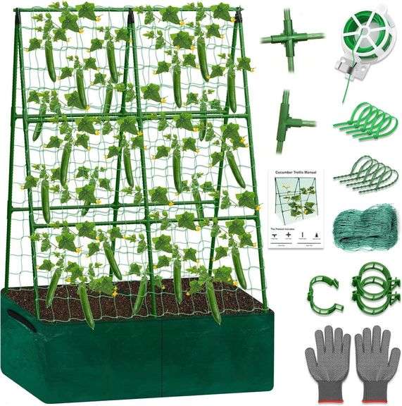 Cucumber Trellis, 34x47 Inches A-Frame image