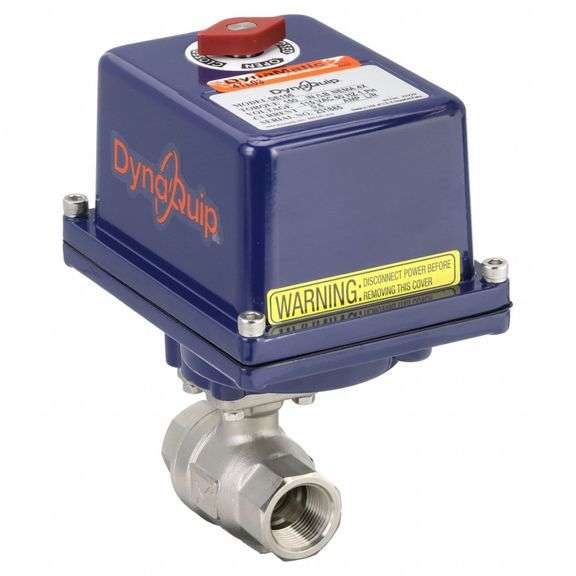 DYNAQUIP: 3/4 in, SS, 115V AC Ball Valve image
