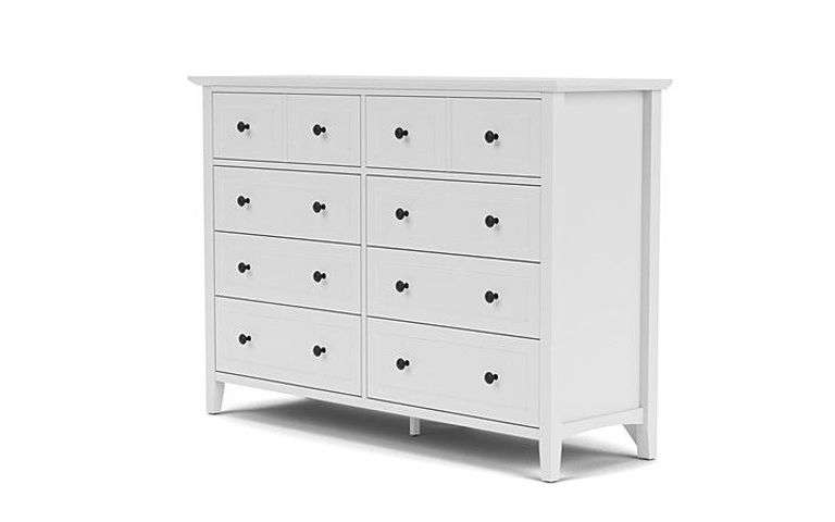 Modus Grace 8 Drawer Snowfall White Dresser Online Retail: $999-Has Some Scuffs and Damage, See Other Pictures image