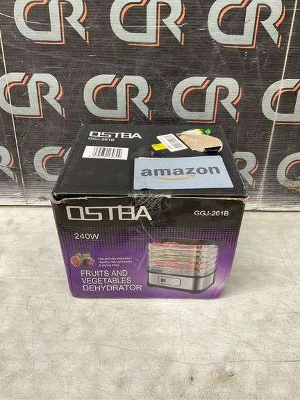 OSTBA Food Dehydrator, Adjustable Temp & Timer