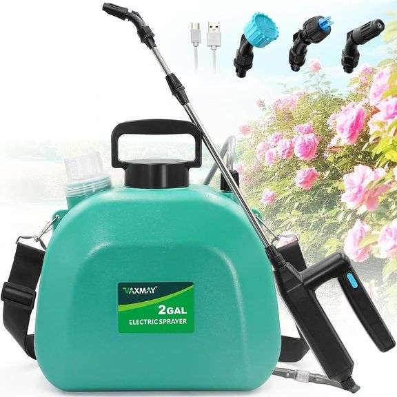 Battery Powered Sprayer 2 Gallon, Upgrade Electric image
