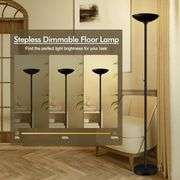 71" 30W Torchiere LED Floor Lamp, 3000K Dimmable