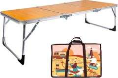 3 Ft Folding Camping Table, Portable, Aluminum