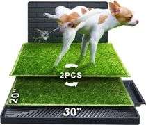 Hompet Dog Potty, 2 Pcs Artificial Grass Pads