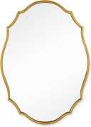Scalloped Mirror Gold 19.5x27.5 Antique Decorative
