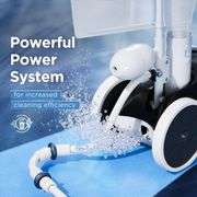 MAKHOON Pool Sweeper: Four Wheels, Better Cleaning