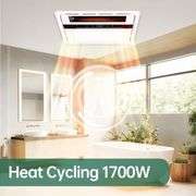 Exhaust Fan with Light & Heater, 4 in 1, 1900W
