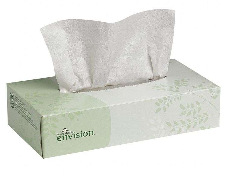 GEORGIA-PACIFIC Facial Tissue, 8 in x 8 1/4 in image