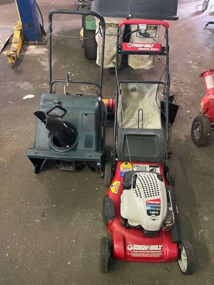 Troy-Bilt Electric Start 21" Push Mower and Snowblower image