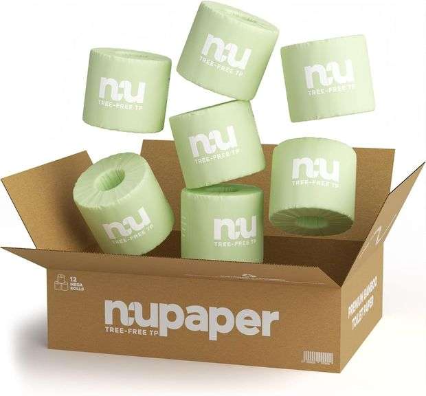 Bamboo Toilet Paper, 12 Rolls, 3 ply, 360 Sheets image