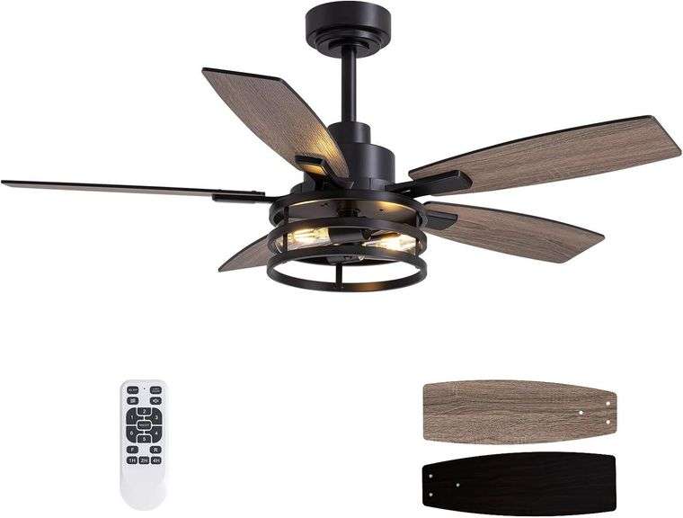 46 Inch Ceiling Fan with Lights & Remote image