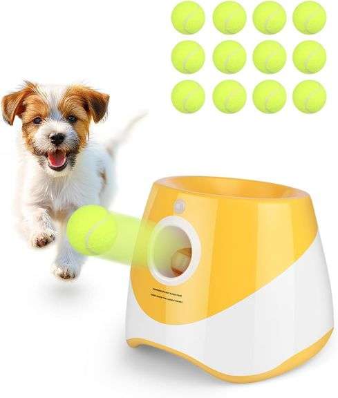 Ball Launcher for Dogs - 12 Tennis Balls image