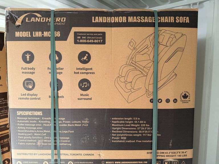 2025 Land Hero LHR-MC766 Massage Chair Sofa image