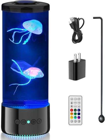 Jellyfish Lamp - Large LED Table Lamp with Remote image