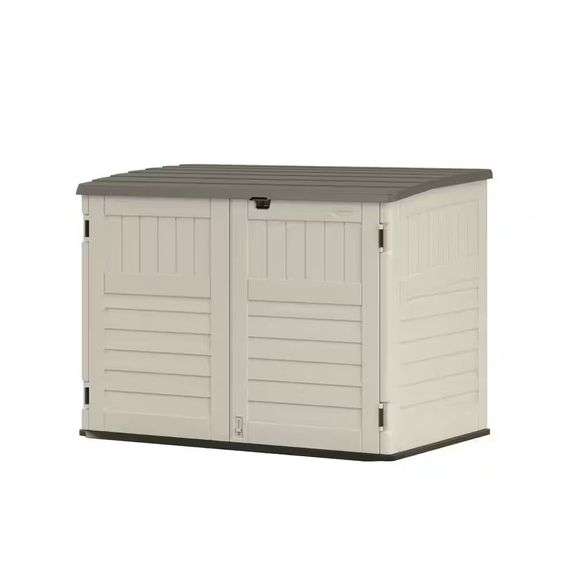 Suncast 5x3 ft. Resin Horizontal Storage Shed image