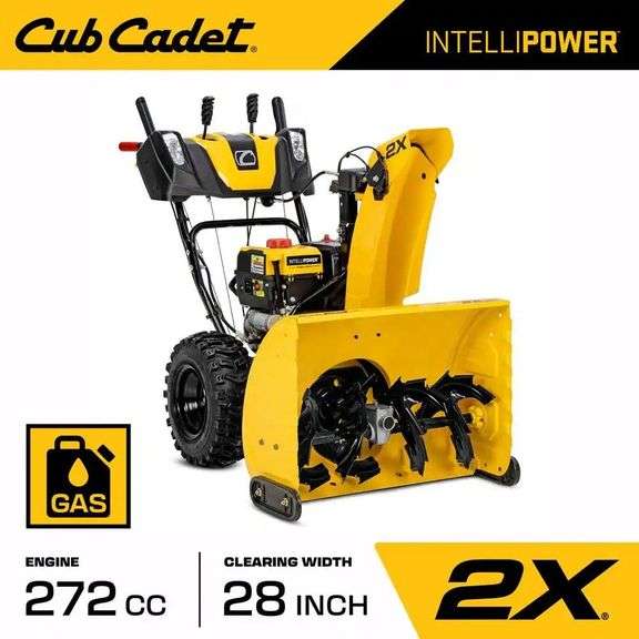 2X 28in 272cc Two-Stage Gas Snow Blower image