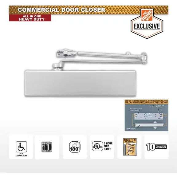 Heavy-Duty All-in-One Door Closer image