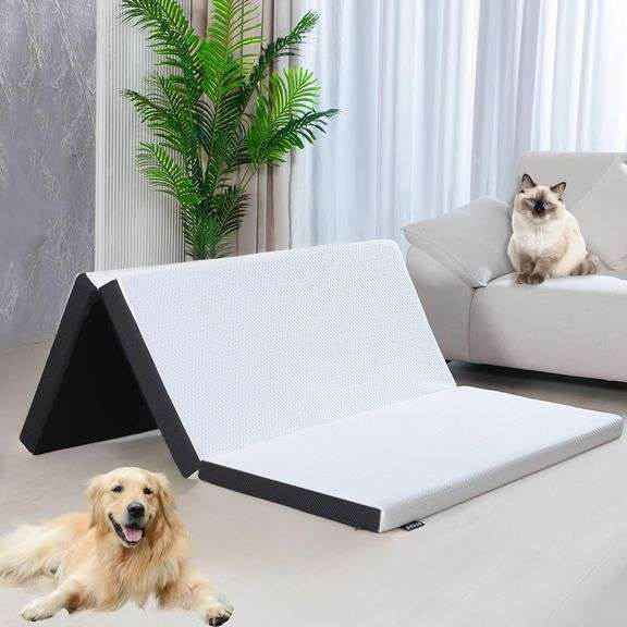 Tri Fold Memory Foam Mattress 73"x52"x3" image