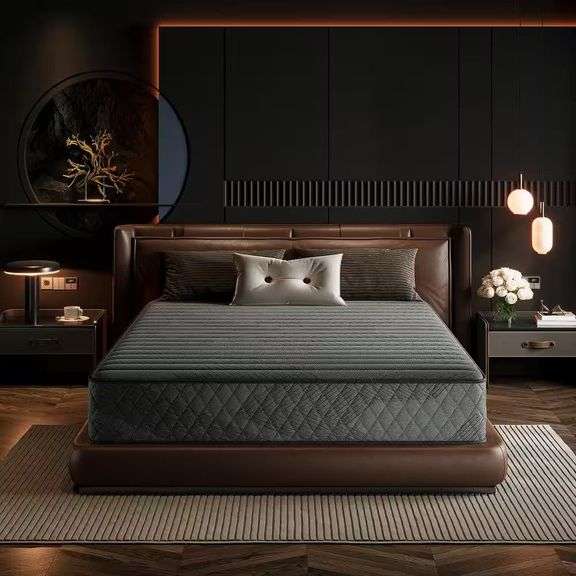 Twin XL 10 in. Medium Firm Cooling Hybrid Mattress image