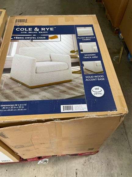 Fabric Swivel Chair image