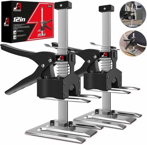 2 Pack 12in Construction Jack, Lifter Tool image